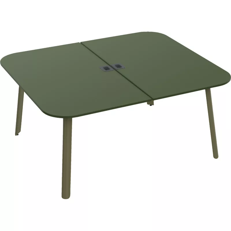 Reiss Schreibtisch Trailo Bench mit 2 Arbeitpätze