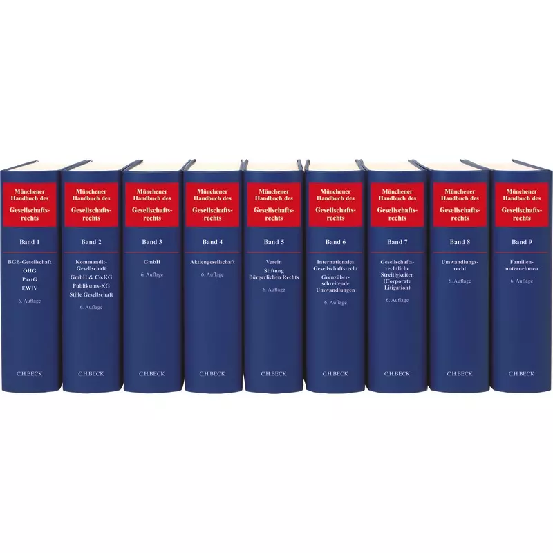 Münchener Handbuch des Gesellschaftsrechts - Gesamtwerk