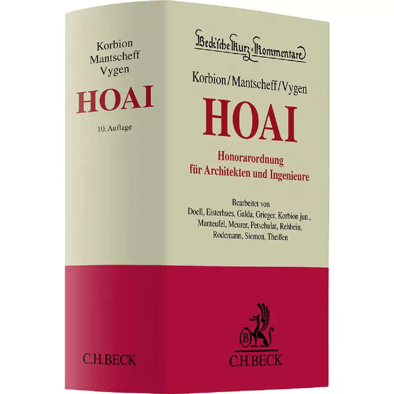 Honorarordnung für Architekten und Ingenieure: HOAI