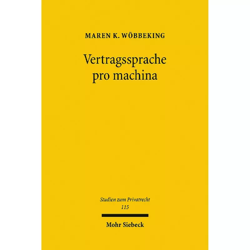 Vertragssprache pro machina