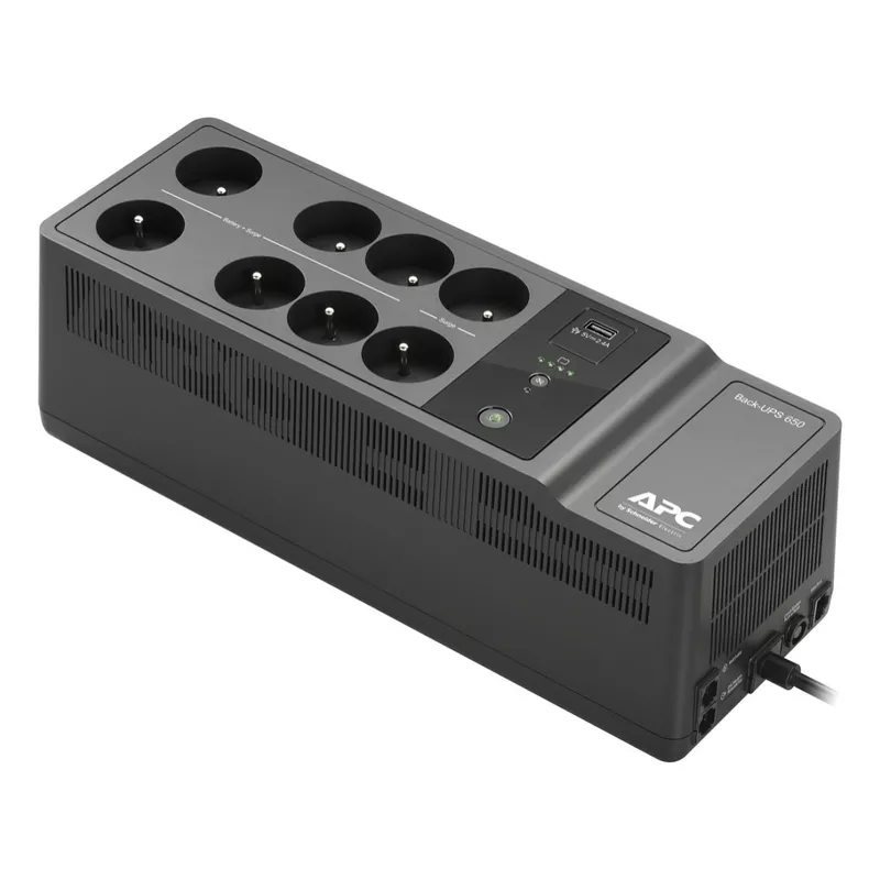 APC Back-UPS BE650G2-FR UPS AC 220/230V 400Watt 650VA USB output connectors 8 Black