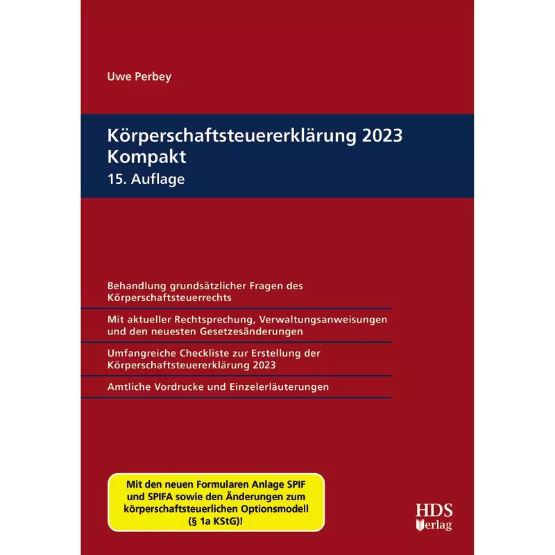 Körperschaftsteuererklärung 2023 Kompakt