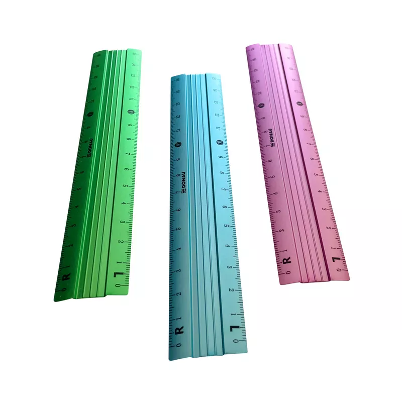 Alulineal 15cm sortiert DONAU 5420200-99