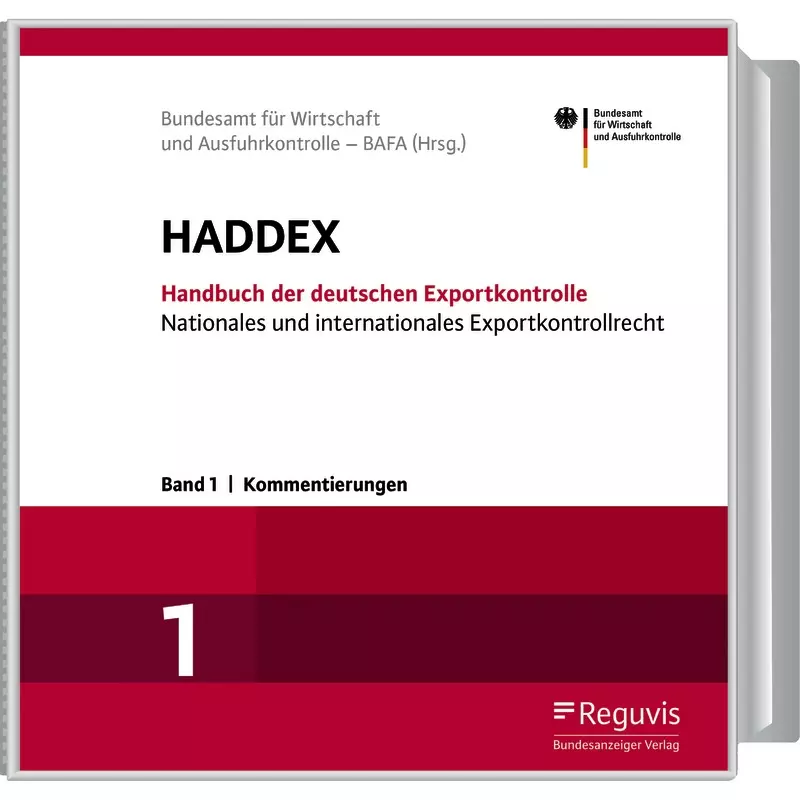 HADDEX Handbuch der deutschen Exportkontrolle - mit Fortsetzungsbezug