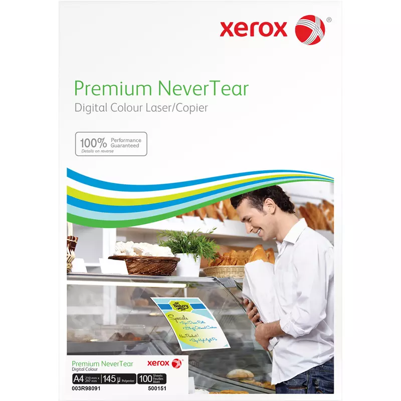 Xerox Synthetikpapier NeverTear A4 145mic ws 100Bl.