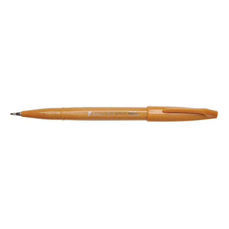 Faserschreiber Brush Sign Pen SES15, variabel, ocker PENTEL SES15C-Y