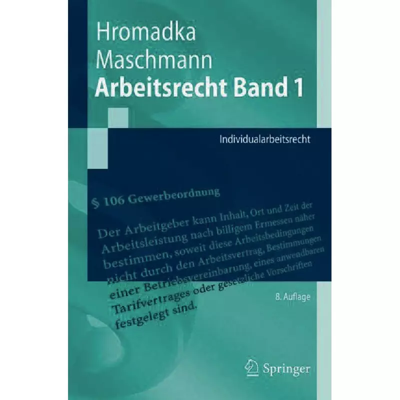 Arbeitsrecht Band 1