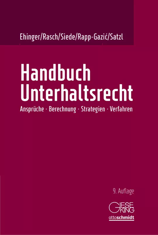 Handbuch Unterhaltsrecht