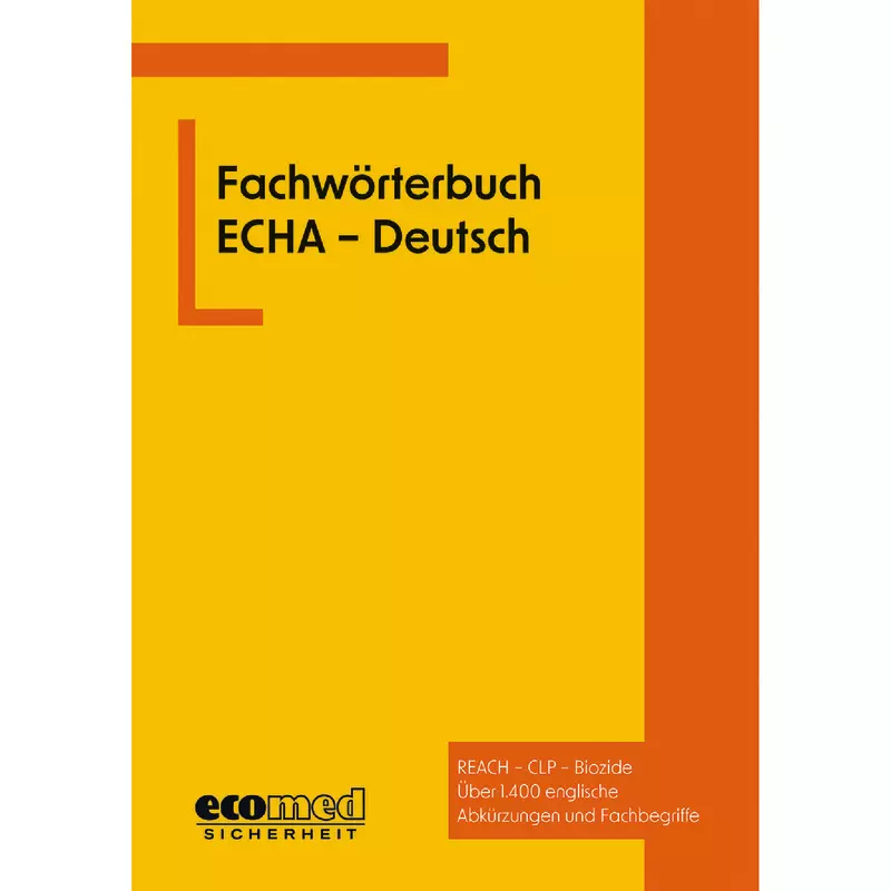 Fachwörterbuch ECHA - Deutsch