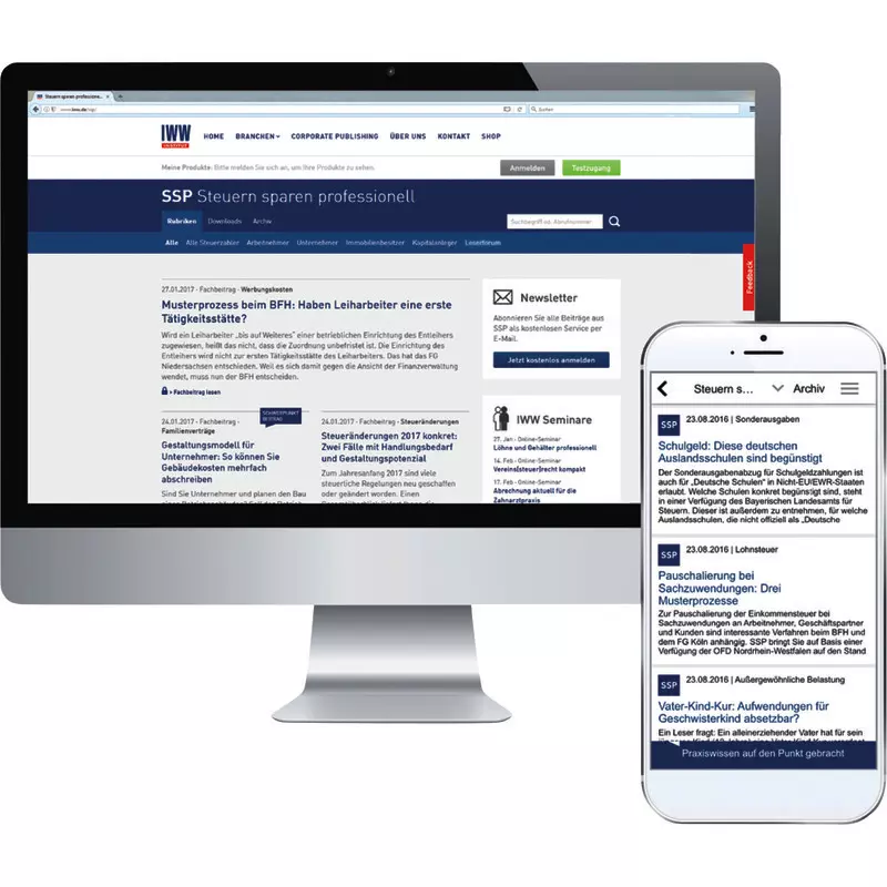 SSP - Steuern sparen professionell digital