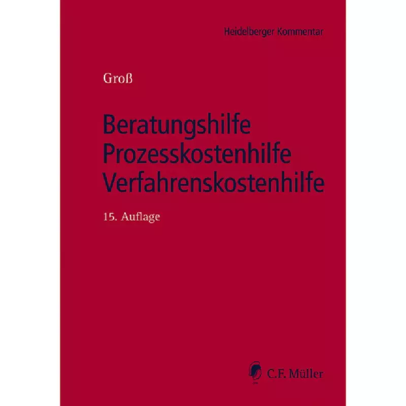 Beratungshilfe - Prozesskostenhilfe - Verfahrenskostenhilfe