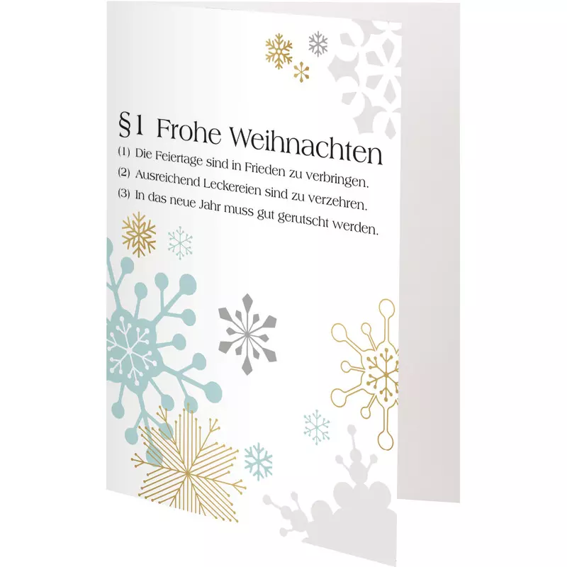 SoldanPlus Weihnachtskarte Weihnachtsfreude, individuell bedruckt, inkl. Kuvert