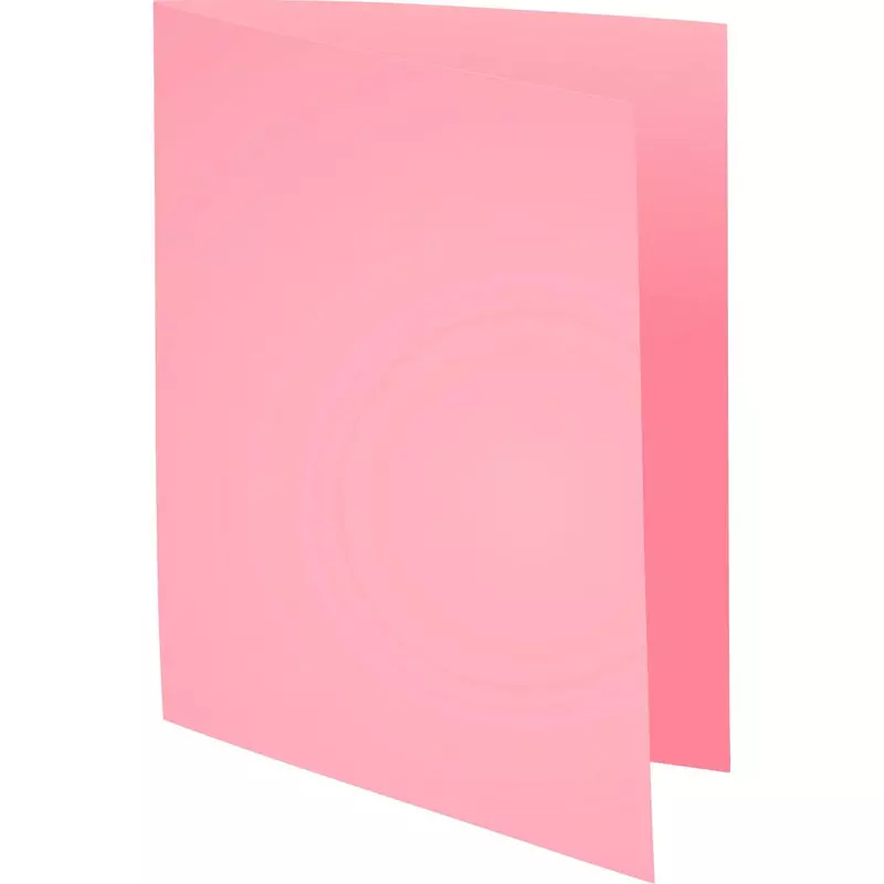 100er Packung Aktendeckel A4 SUPER 210 24x32cm 5-farben - Rosa