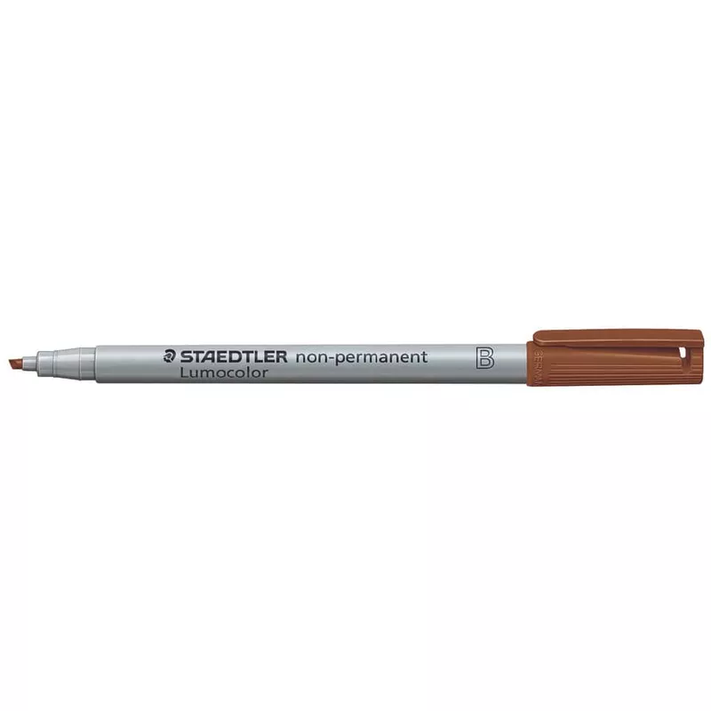 Folienstift Lumocolor® non-permanent, ca. 1.0 mm oder 2.5 mm, braun STAEDTLER 312-7