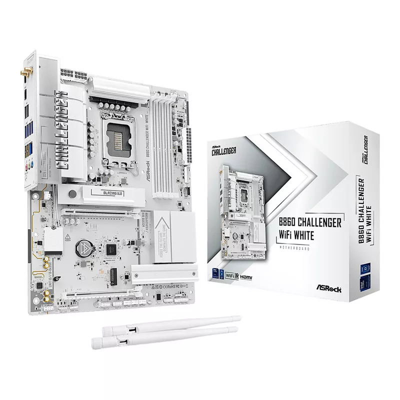 ASROCK B860 Challenger WiFi DDR5 Intel S1851 White retail