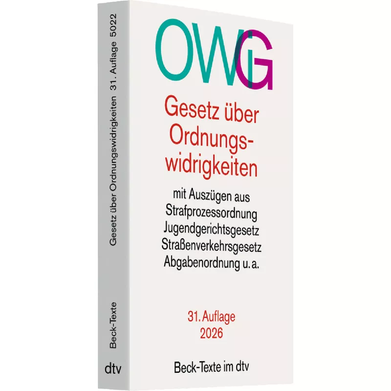 OWiG - Gesetz über Ordnungswidrigkeiten (dtv 53347)