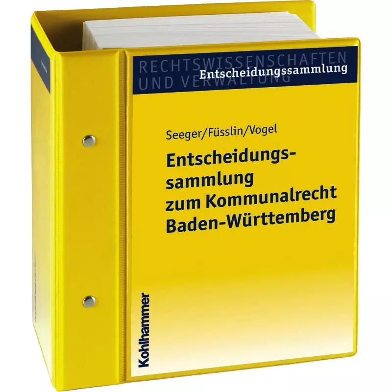 Entscheidungssammlung zum Kommunalrecht Baden-Württemberg (EKBW) - mit Fortsetzungsbezug