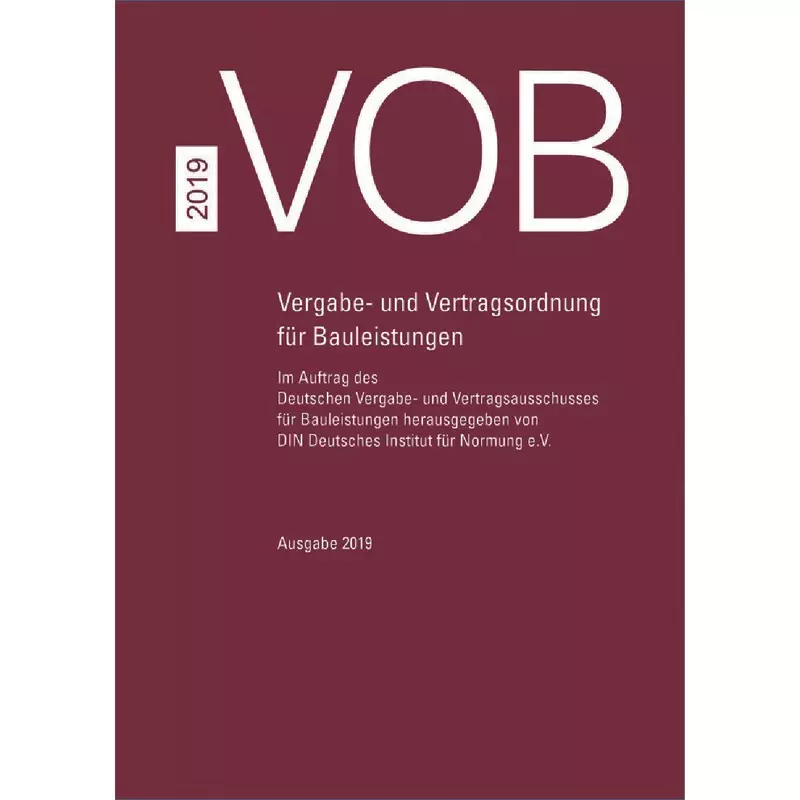 VOB 2019 Gesamtausgabe