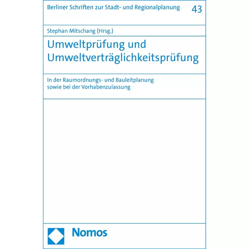 Umweltprüfung und Umweltverträglichkeitsprüfung