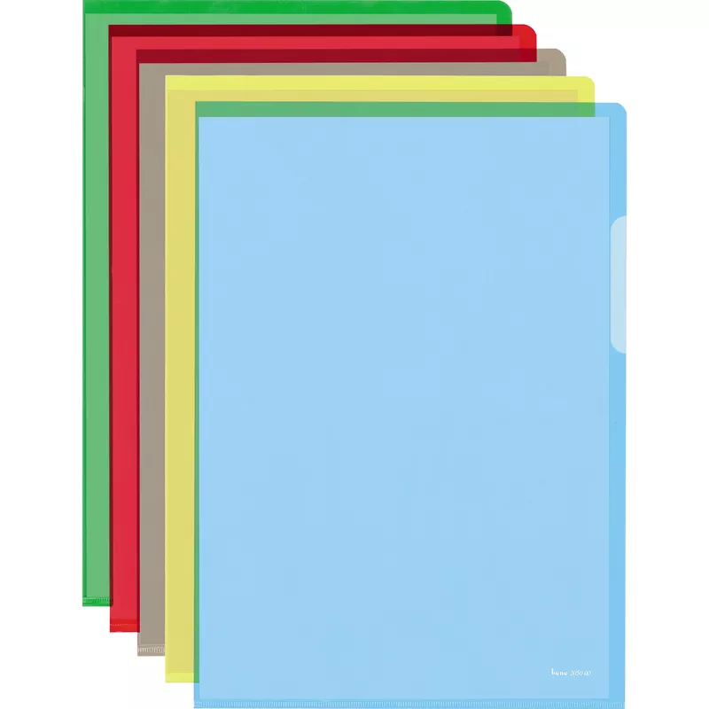 Bene Sichthülle DIN A4 HPVC sort 100 St.