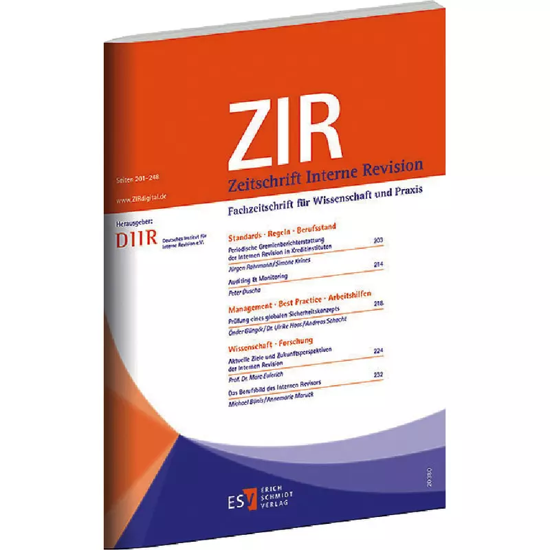ZIR Zeitschrift Interne Revision - Abonnement