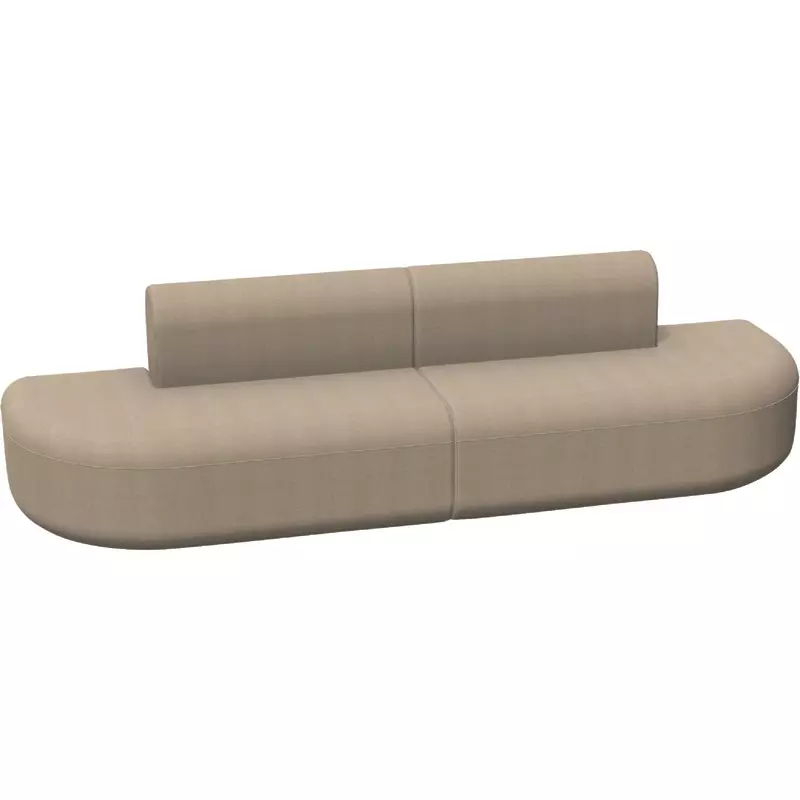 MDD Sofa Serie 1, gerade, B x H x T: 770 x 750 x 2.840 mm