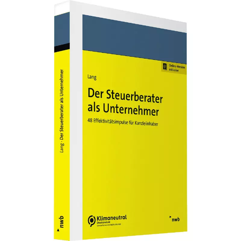 Der Steuerberater als Unternehmer
