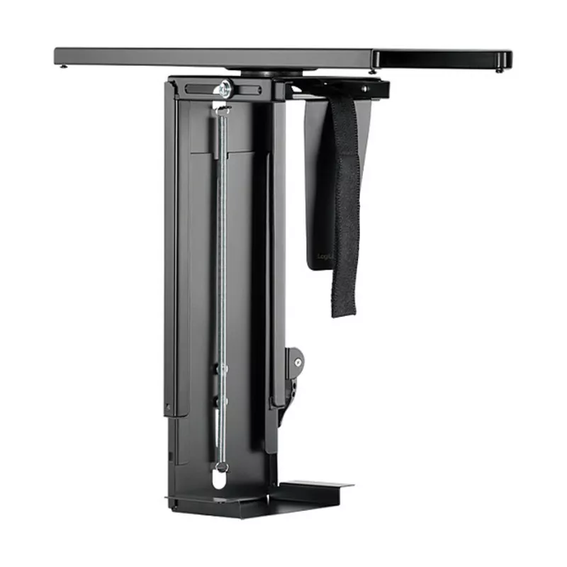 Logilink Adjustable under desk CPU mount, sliding track, easy-locking