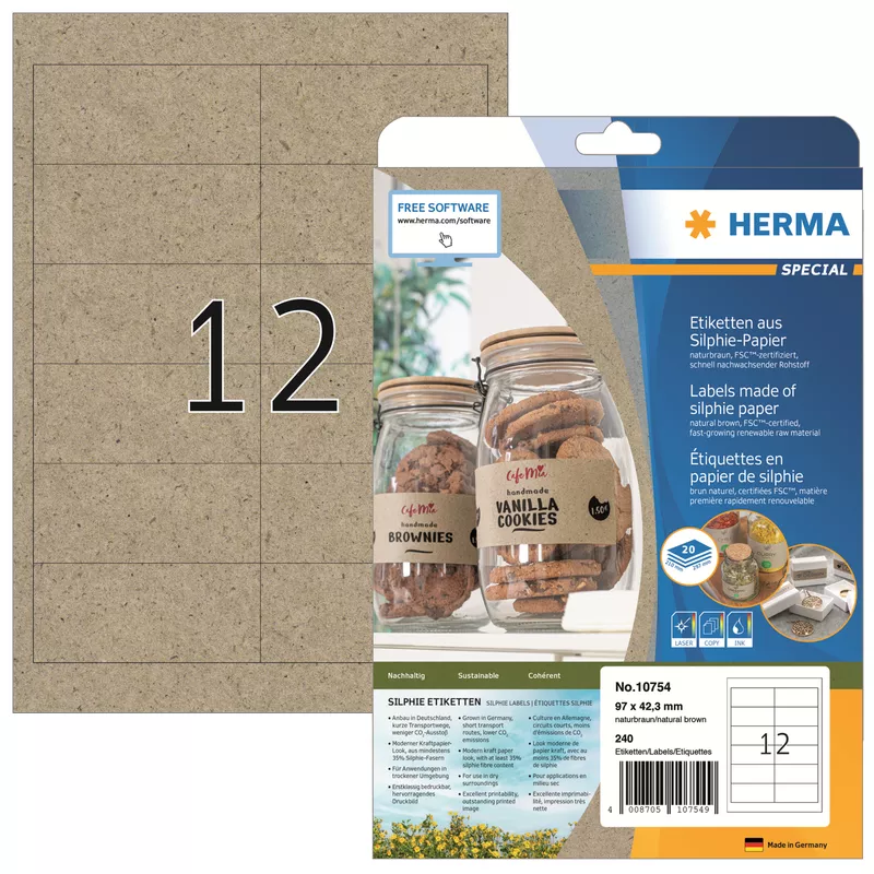 Herma Etikett Silphie 97x42,3mm br 240St.
