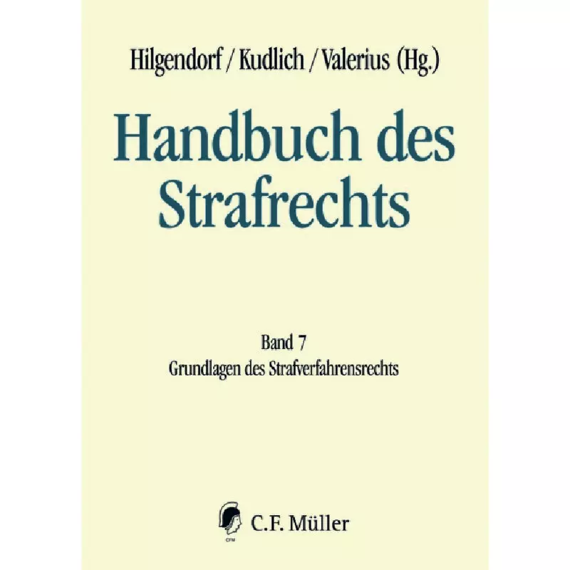 Handbuch des Strafrechts - Band 7