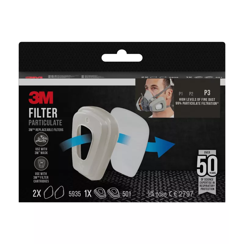 3M Partikel-Einlegefilter 2St.