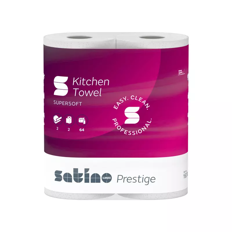 Satino Küchenrolle Prestige 2lg. 2x64Bl.