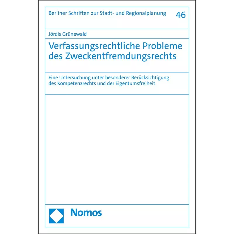 Verfassungsrechtliche Probleme des Zweckentfremdungsrechts