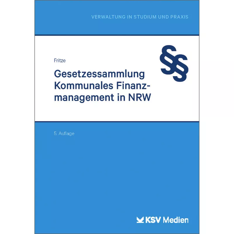 Gesetzessammlung Kommunales Finanzmanagement in NRW