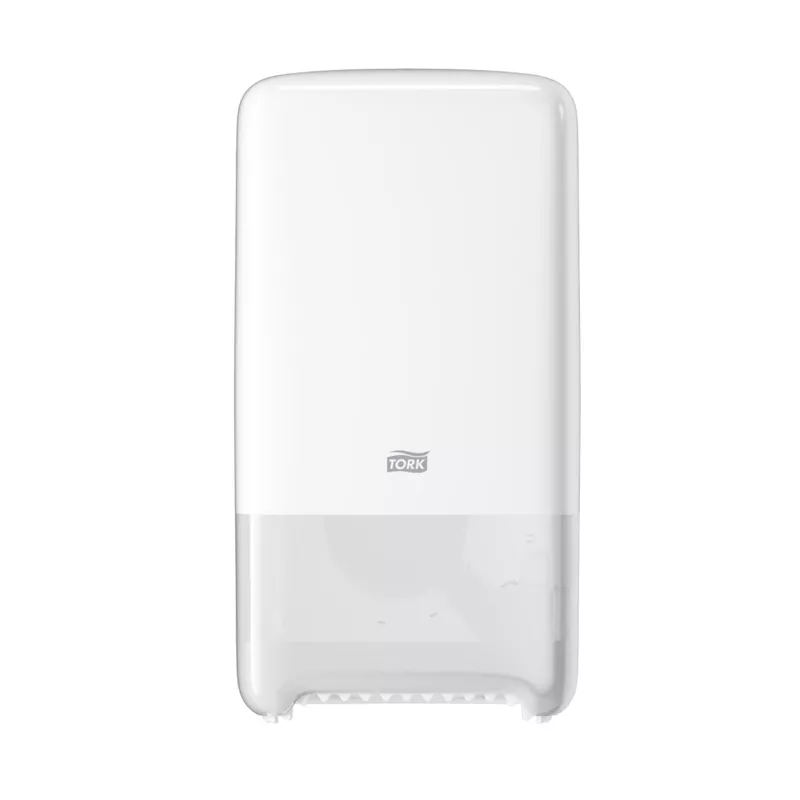 Doppelrollenspender T6 für Midi Toilettenpapier, weiß TORK 557500