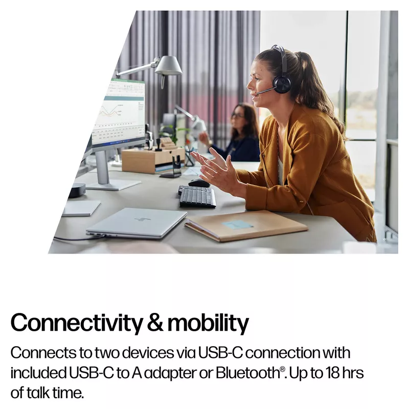 HP Poly BT Headset Voyager Focus 2 UC USB-C/A