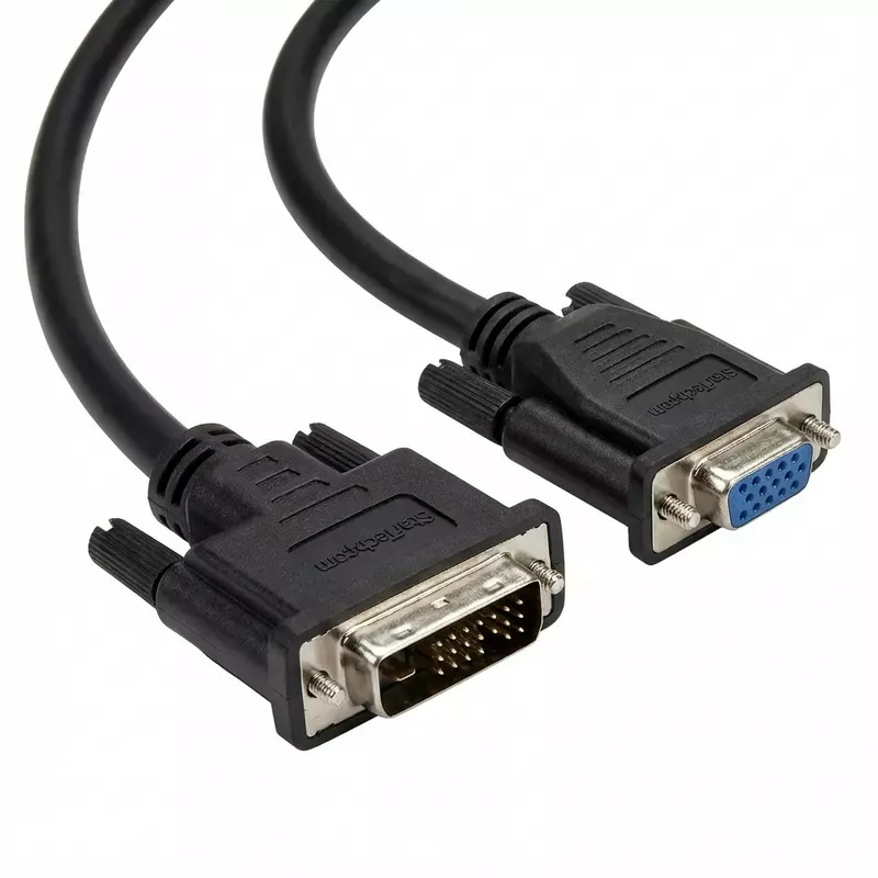 1M DVI TO VGA MONITOR CABLE