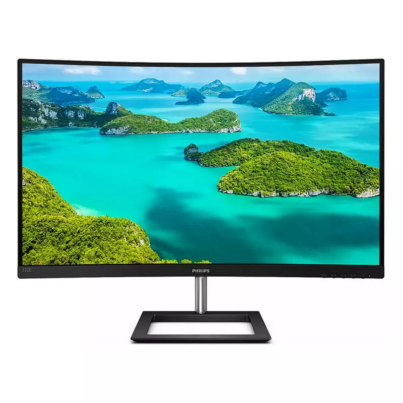 81,3cm/32'' (1920x1080) Philips E-line 322E1C Curved 16:9 4ms HDMI VGA DisplayPort VESA Full HD Black Silver