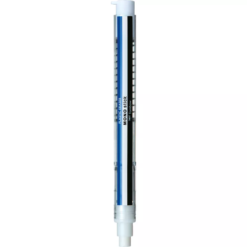 TOMBOW MONO Stick Radierstift 6,7 mm blau-weiß-schwarz