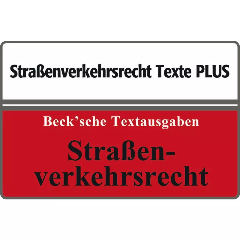 beck-online Gesetzesmodul Straßenverkehrsrecht Texte