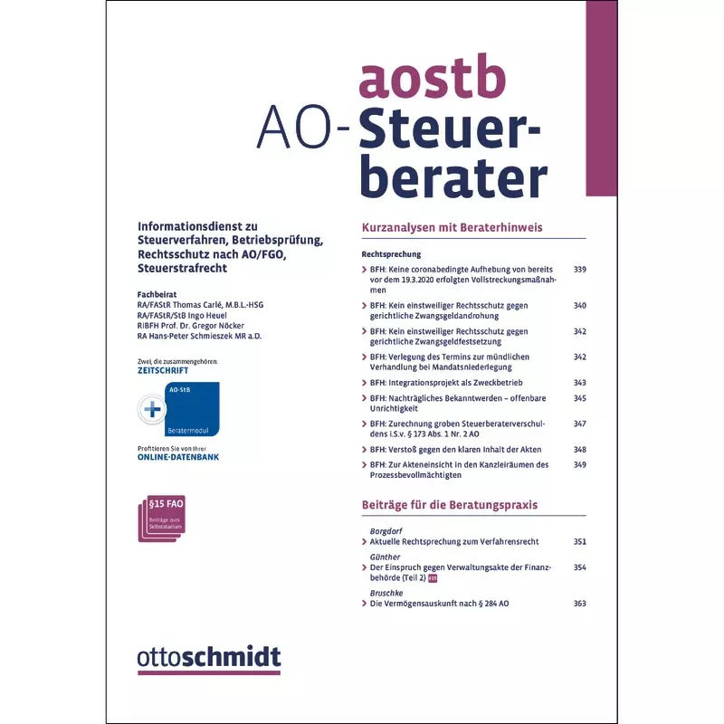AO-Steuerberater - Abonnement