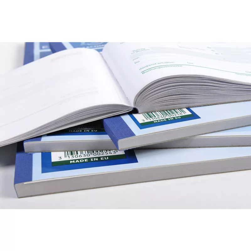 Quittungen A6 Quer 2x40 Blatt MwSt inkl. - Motiv