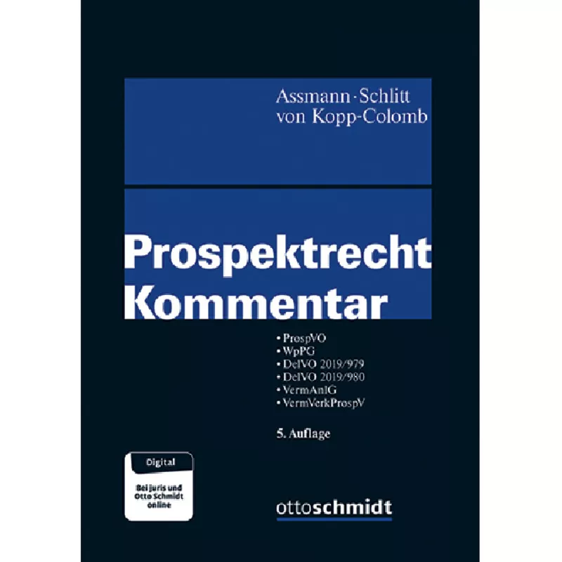 Prospektrecht Kommentar