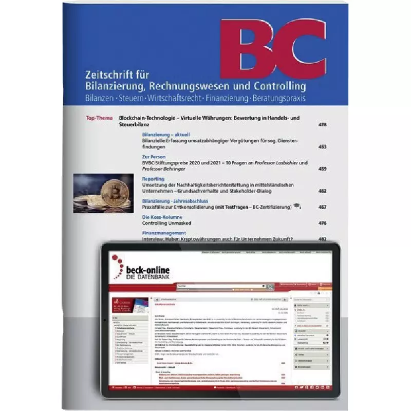 BC - Zeitschrift für Bilanzierung, Rechnungswesen und Controlling - Abonnement