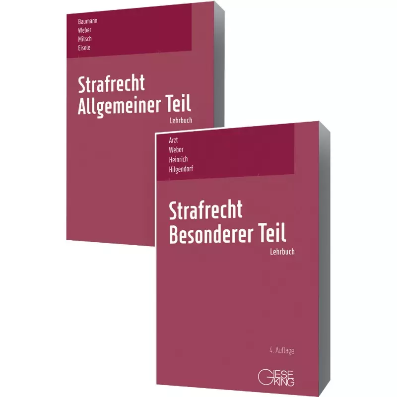 Buchpaket Strafrecht, Allgemeiner Teil und Strafrecht Besonderer Teil