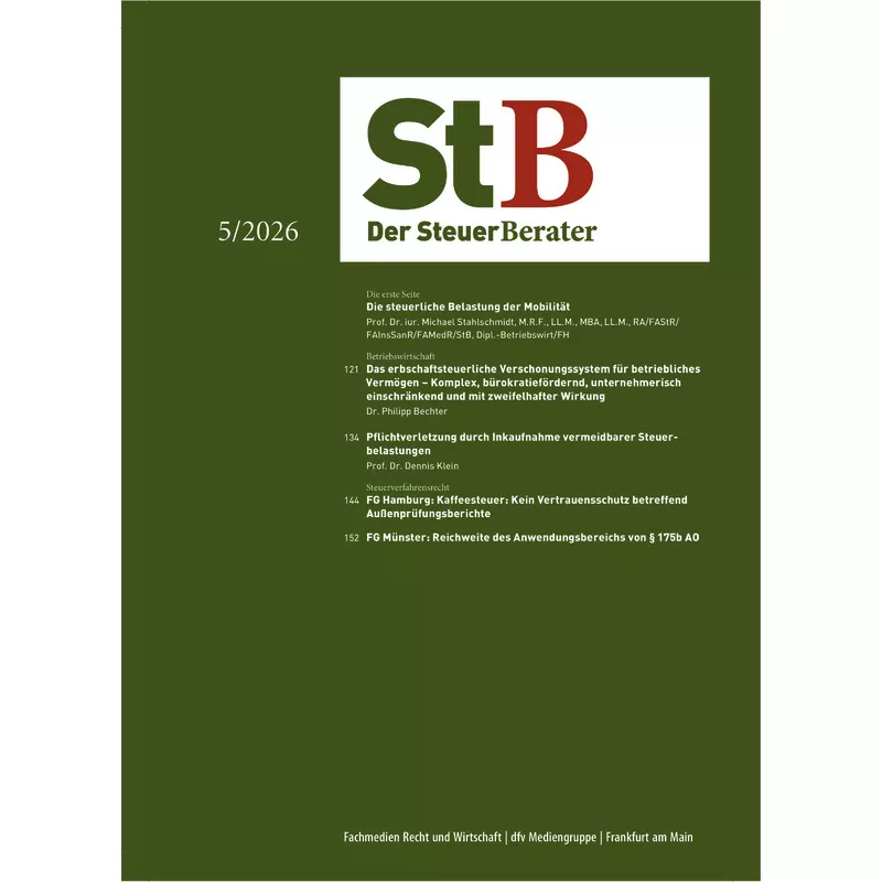 STB Der Steuerberater - Abonnement
