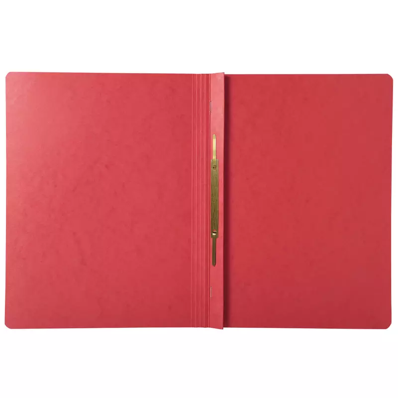 Schnellhefter Iderama aus Colorspan-Karton, kaschiert, 355g/m2, für DIN A4 - Rot