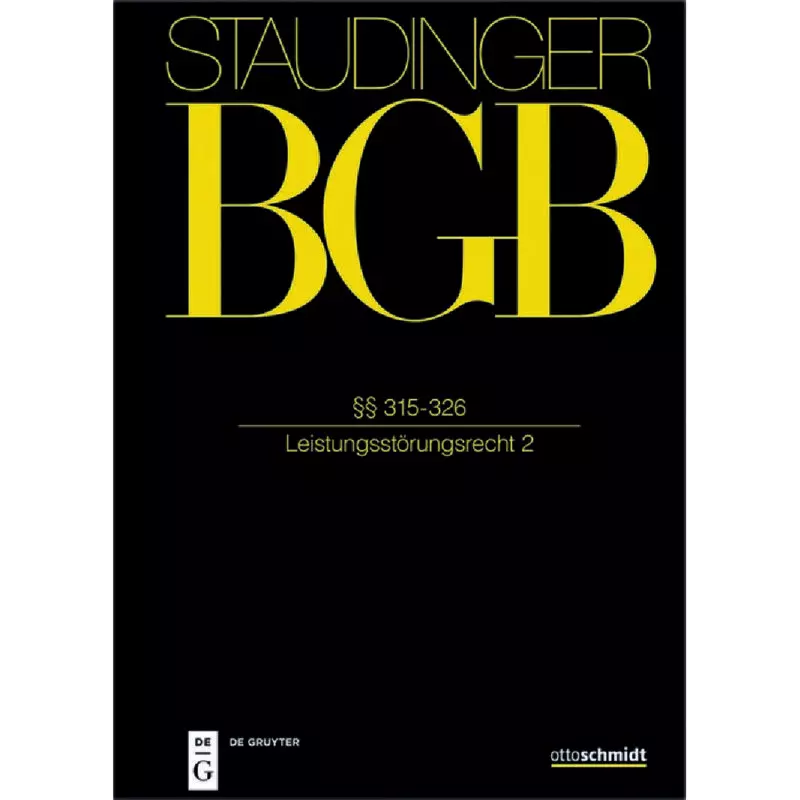 BGB - Bürgerliches Gesetzbuch - Buch 2 Recht der Schuldverhältnisse §§ 315-326