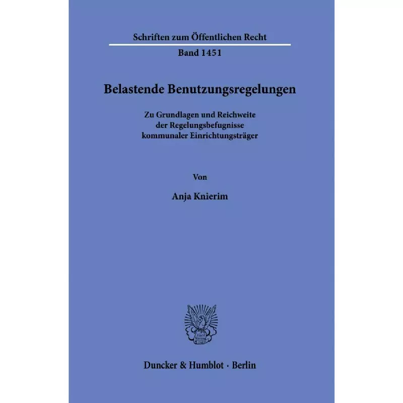 Belastende Benutzungsregelungen