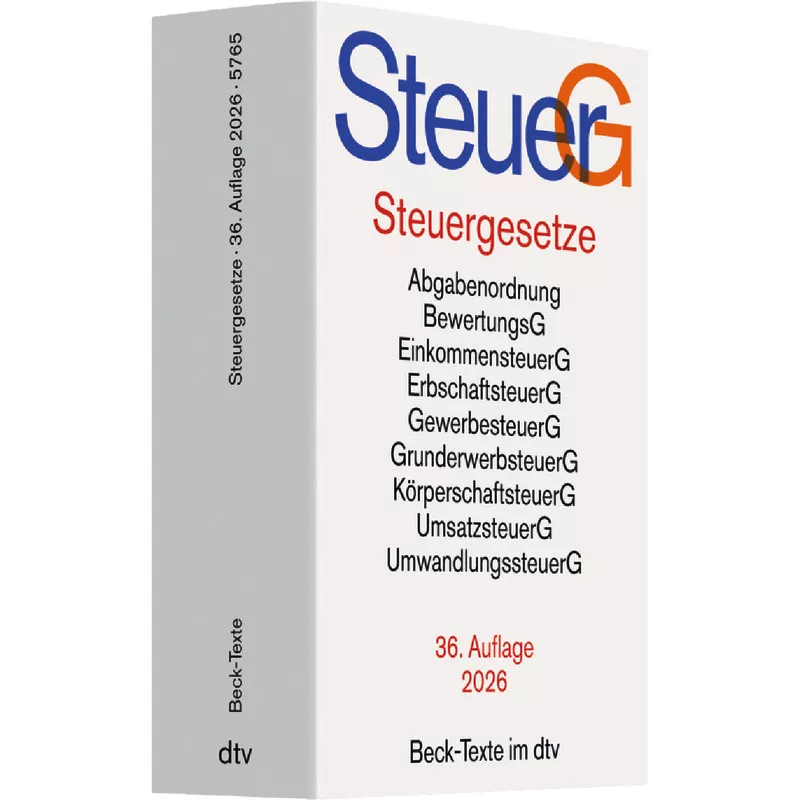 Steuergesetze: SteuerG (dtv 53374)